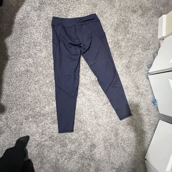 Baleaf Athletic Leggings Heather Blue w/pockets Size XL - Picture 2 of 5